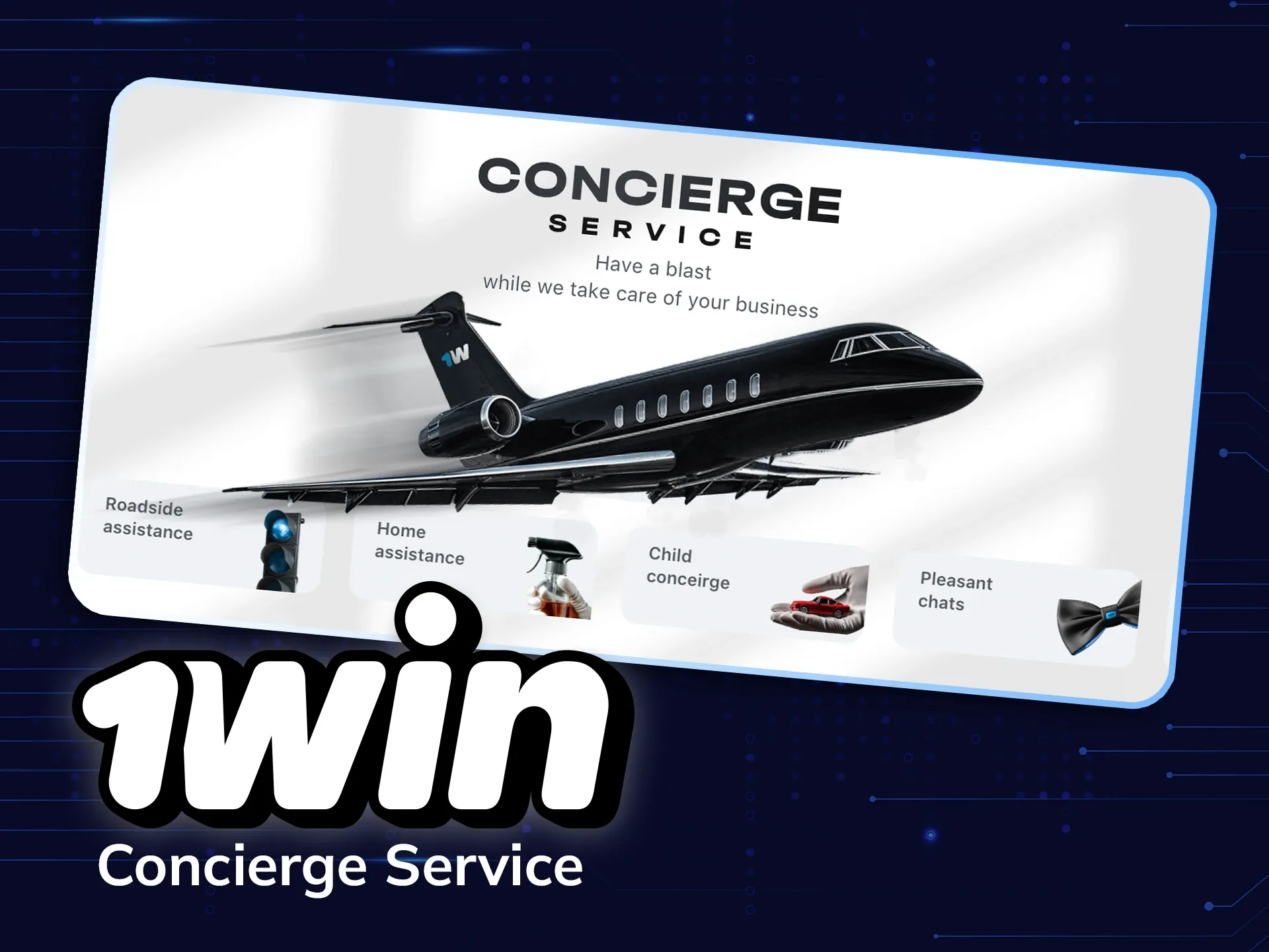 Read about the concierge service at the 1Win VIP club.