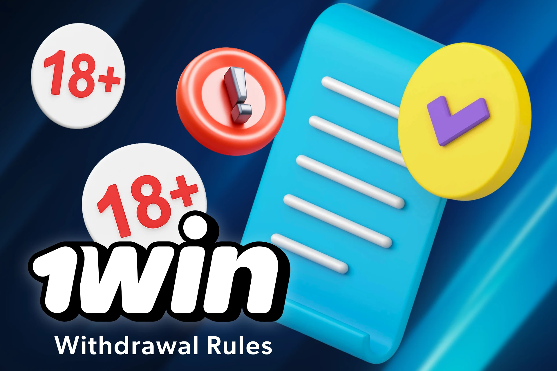 Meet these rules to withdraw your winnings from 1win.
